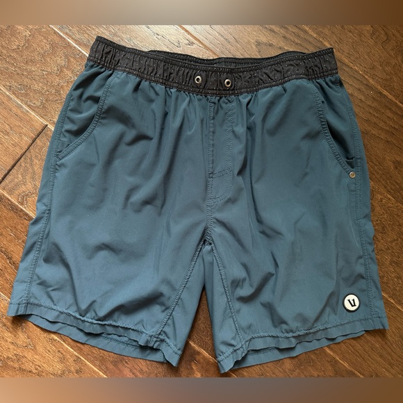 Vuori Blue Athletic Shorts - Picture 1 of 4
